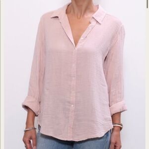 Xirena Pink Scout Shirt Medium